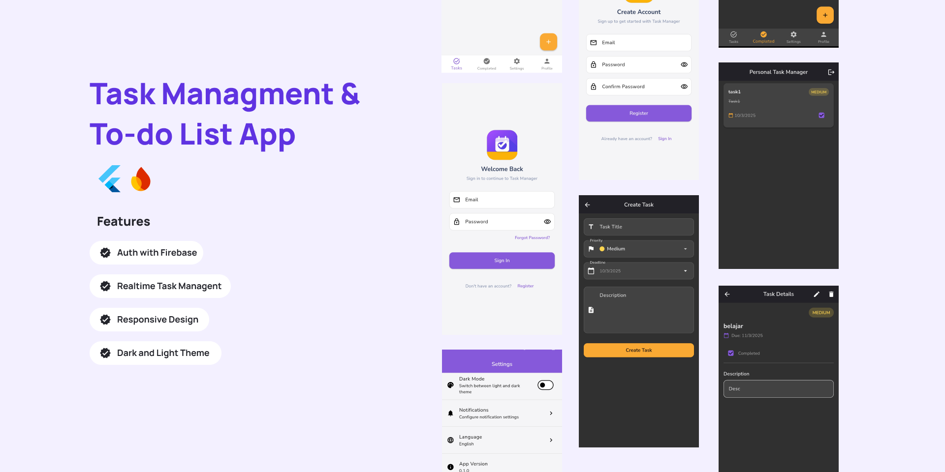 Task - Flutter Task App